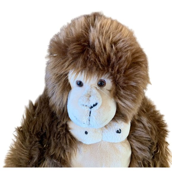 Wishpets 2005 Elvy 53001 Plush Stuffed Animal Toy Chimp Monkey Brown 14 in Tall - Picture 2 of 4